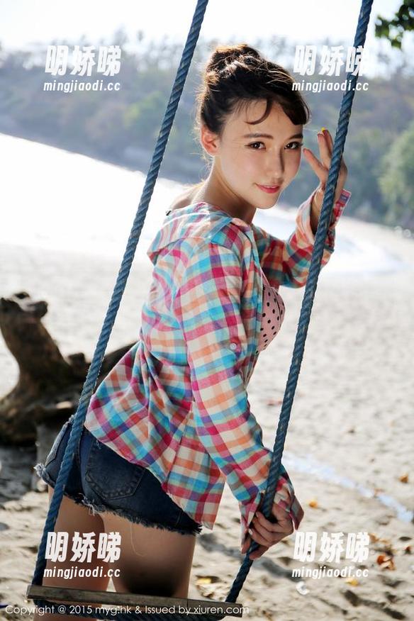 MyGirl美媛馆 - 王馨瑶图包：户外的画框里藏着轻松的呼吸