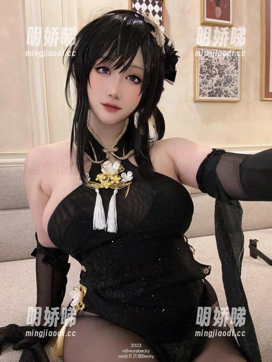 面具女仆套图：贝贝琪Becky用奇思妙想重塑了“家务”意义！